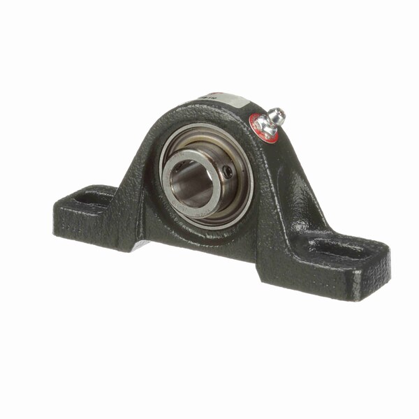 Mounted Cast Iron Two Bolt Pillow Block Ball Bearing - 52100 Bearing Steel - Setscrew Lock